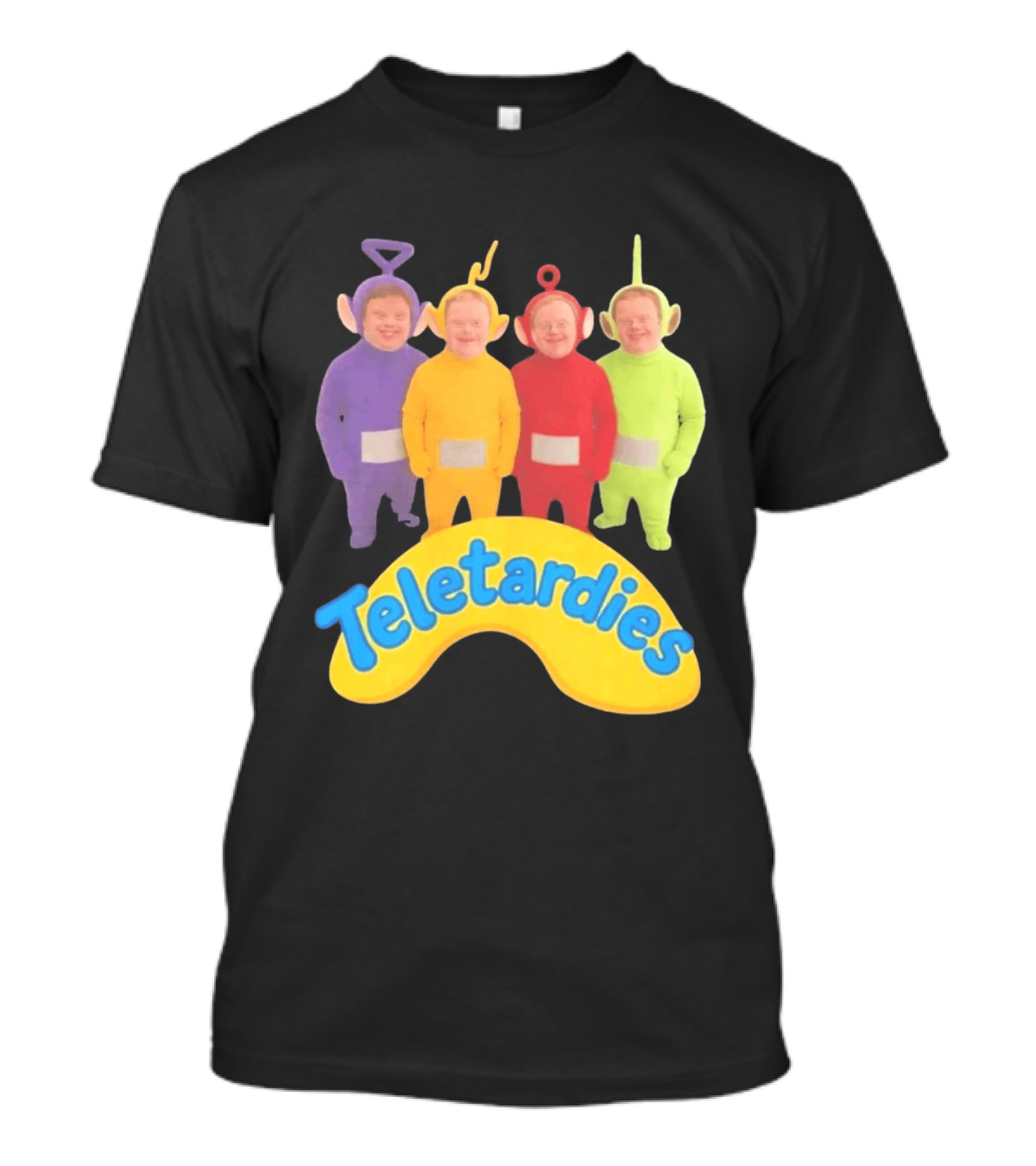 Teletardies Costume Characters Parody With Four T-Shirt