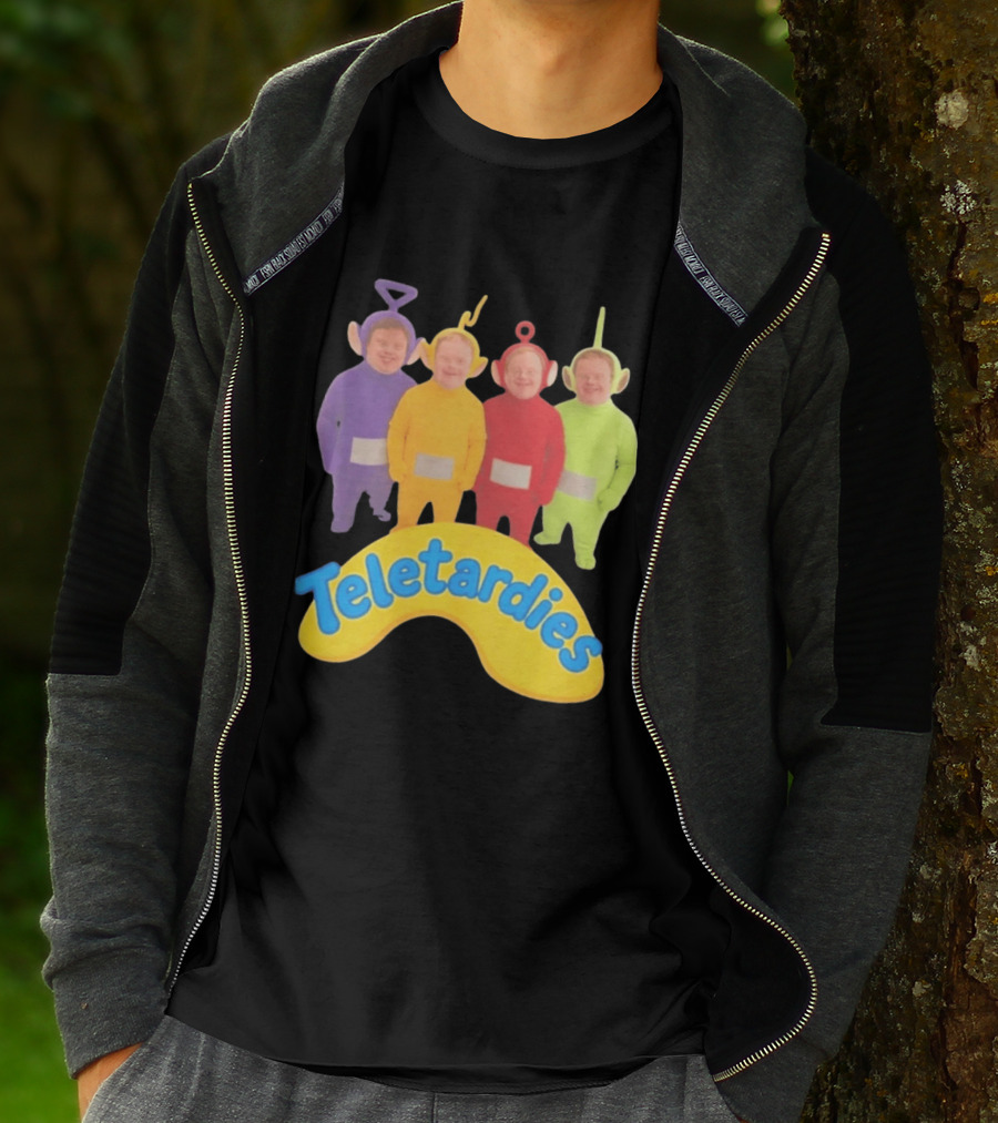 Teletardies Costume Characters Parody With Four T-Shirt