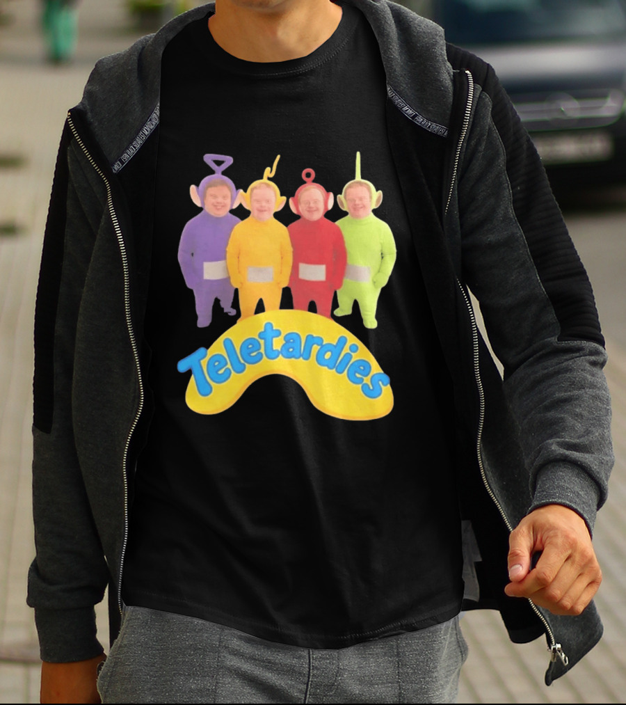 Teletardies Costume Characters Parody With Four T-Shirt