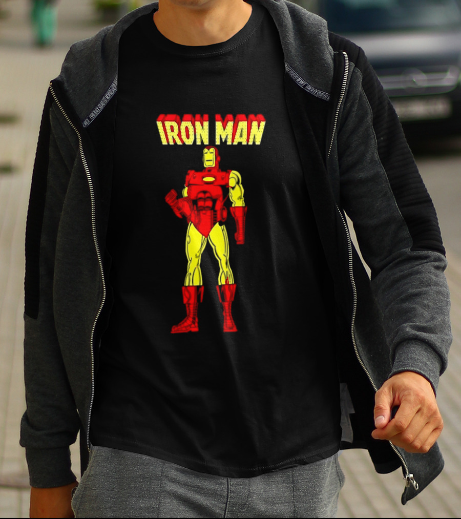 Iron Man Marvel Comics The Invincible Iconic Armor T-Shirt