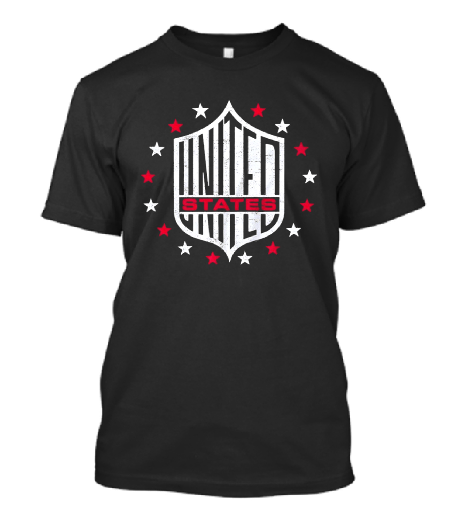 United States Shield Stars Fourth Of July Independence Day USA America T-Shirt