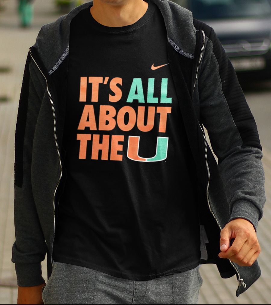 University Of Miami Hurricanes It's All About The U Nike T-Shirt