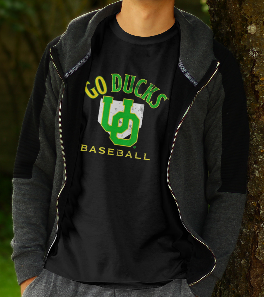 Go Ducks UO Oregon Baseball T-Shirt