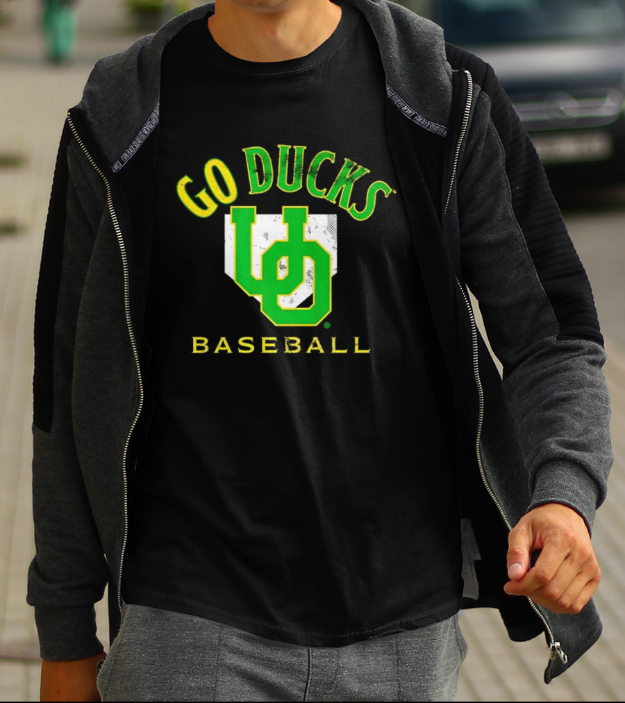 Go Ducks UO Oregon Baseball T-Shirt