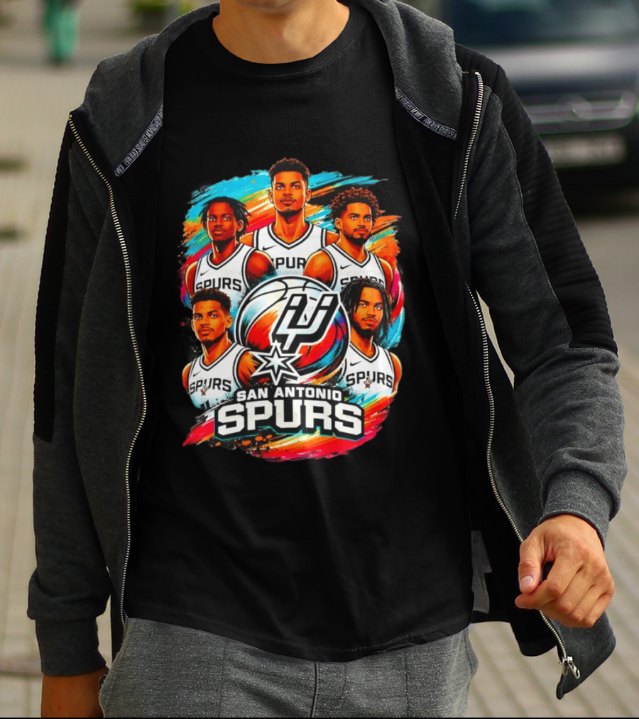 Victor Wembanyama San Antonio Spurs NBA Basketball 2026 Team Players T-Shirt