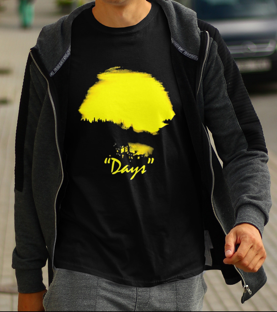 Welcome To Yellow "Days" Bright Sunshine Paintstroke T-Shirt