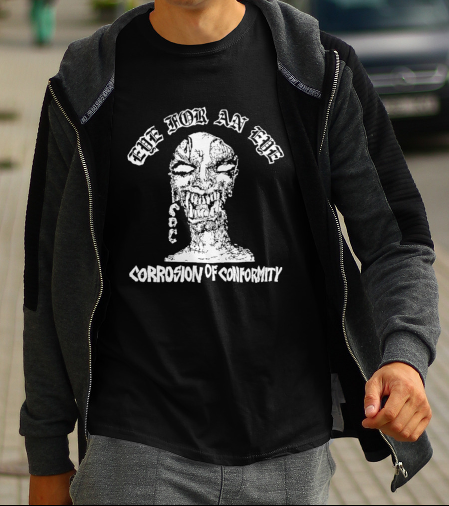 Eye For An Eye Corrosion Of Conformity CoC Zombie T-Shirt