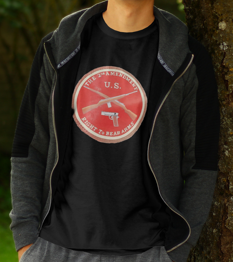 The 2nd Amendment U.S. Right To Bear Arms Rifles Pistol T-Shirt