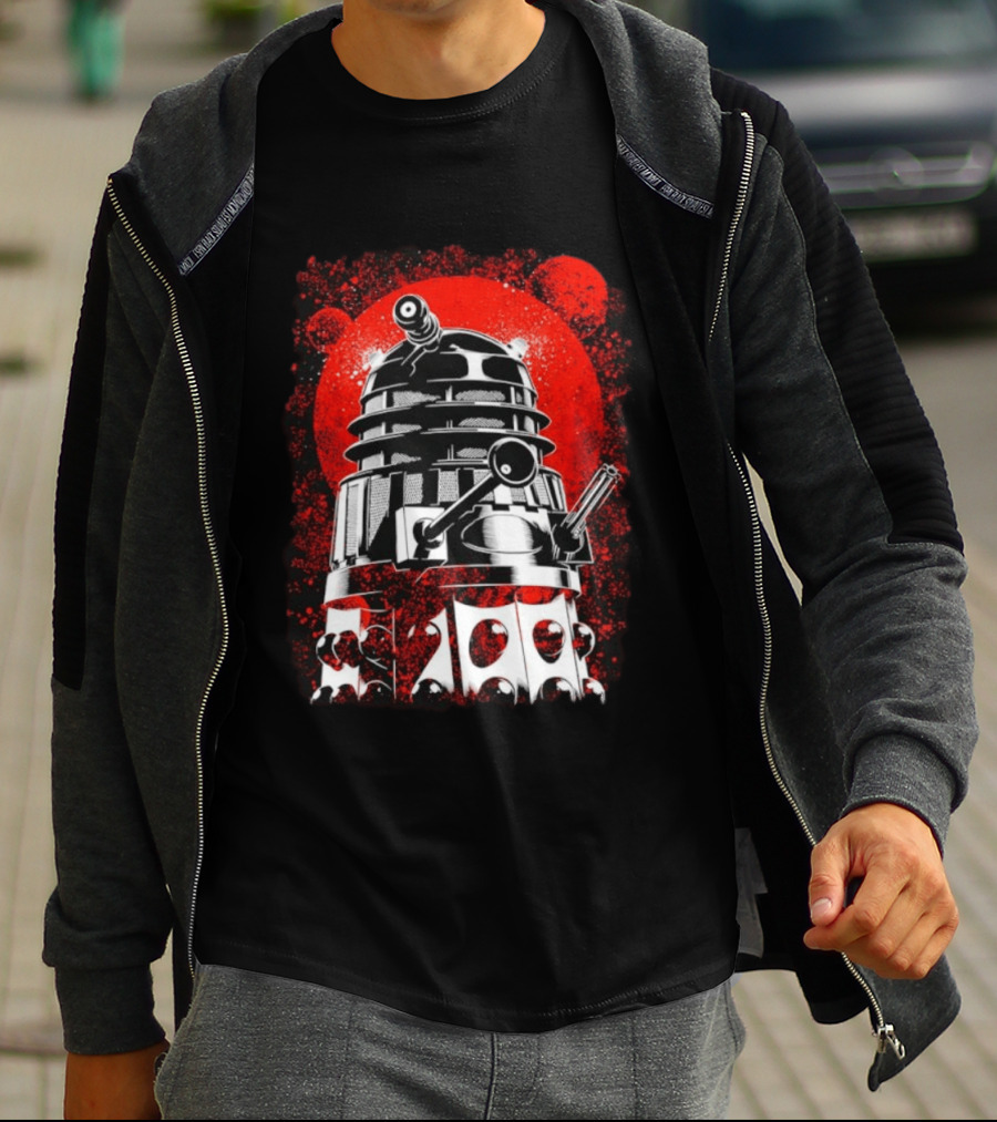 Dalek Doctor Who Science Fiction Alien Robot Villain TV Series Enemies T-Shirt