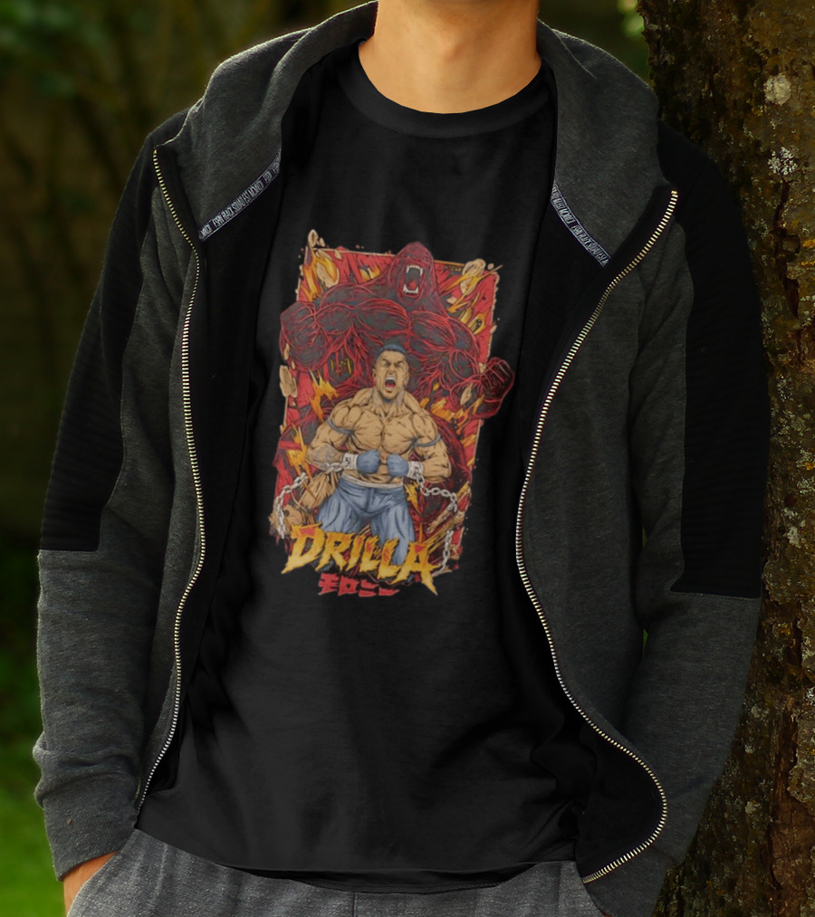 Drilla Gorilla Anthony Taylor Boxing MMA Warrior Explosion T-Shirt