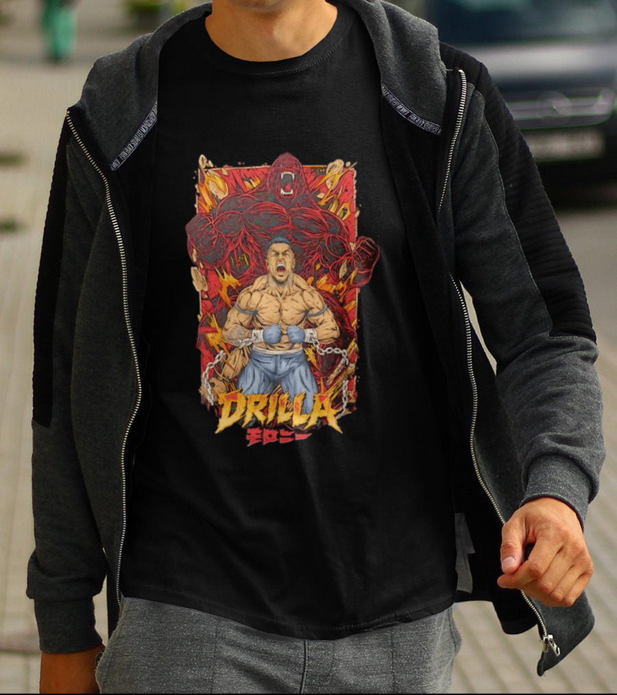 Drilla Gorilla Anthony Taylor Boxing MMA Warrior Explosion T-Shirt