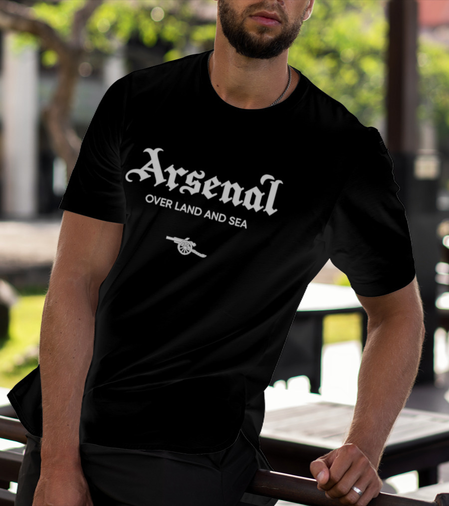 Arsenal Over Land And Sea Cannon Club Supporters T-Shirt
