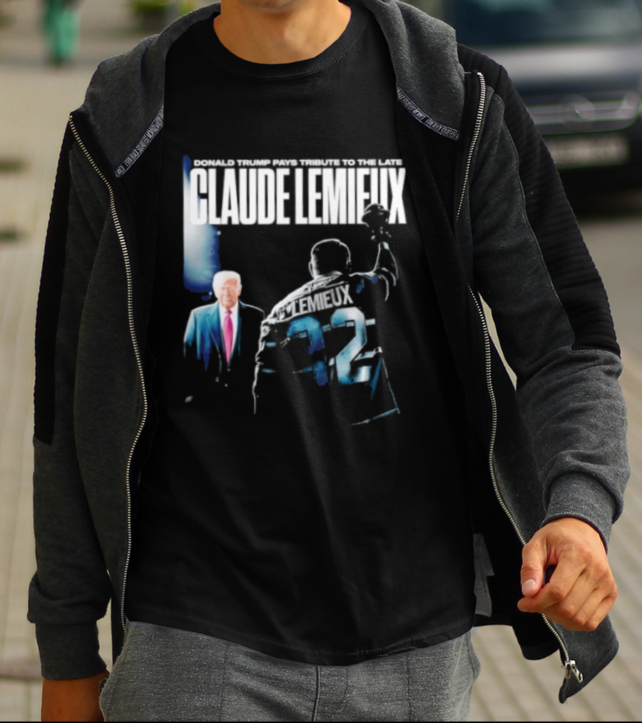Claude Lemieux 22 Donald Trump Pays T-Shirt