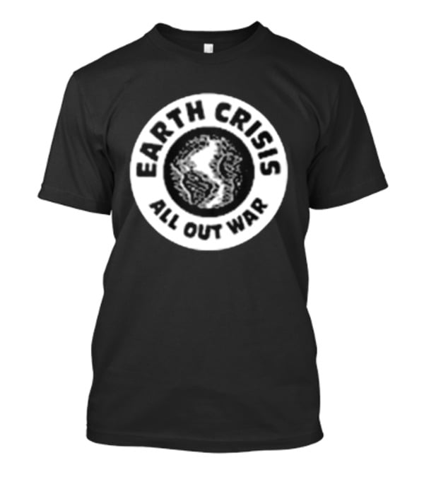 Earth Crisis 1992 All Out War Environmental Action T-Shirt