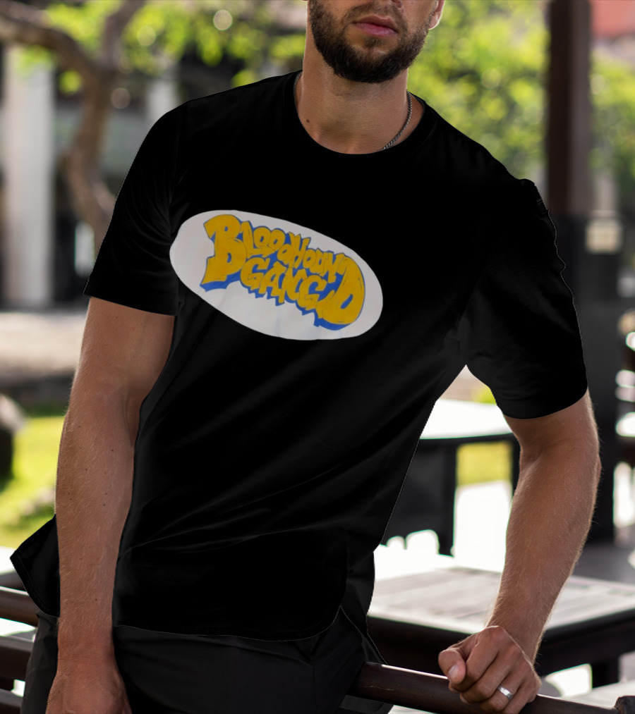 Bloodhound Gang Bold Yellow And Blue T-Shirt