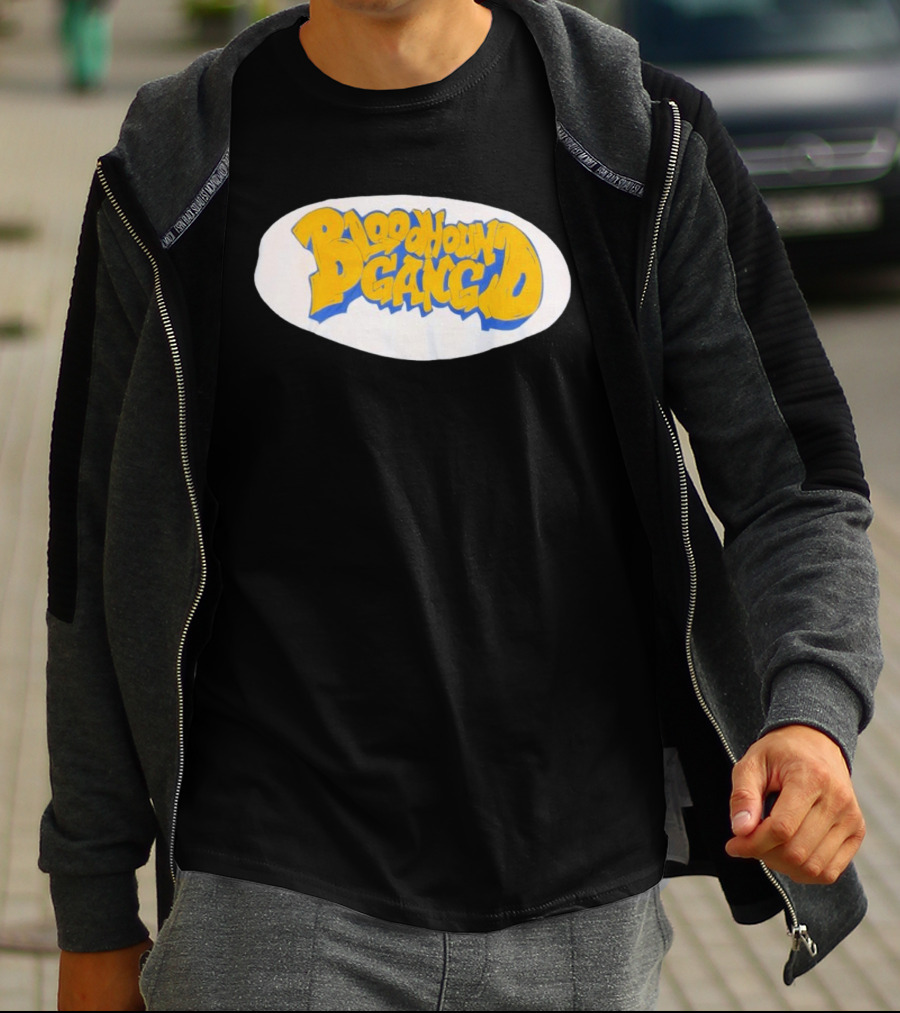 Bloodhound Gang Bold Yellow And Blue T-Shirt