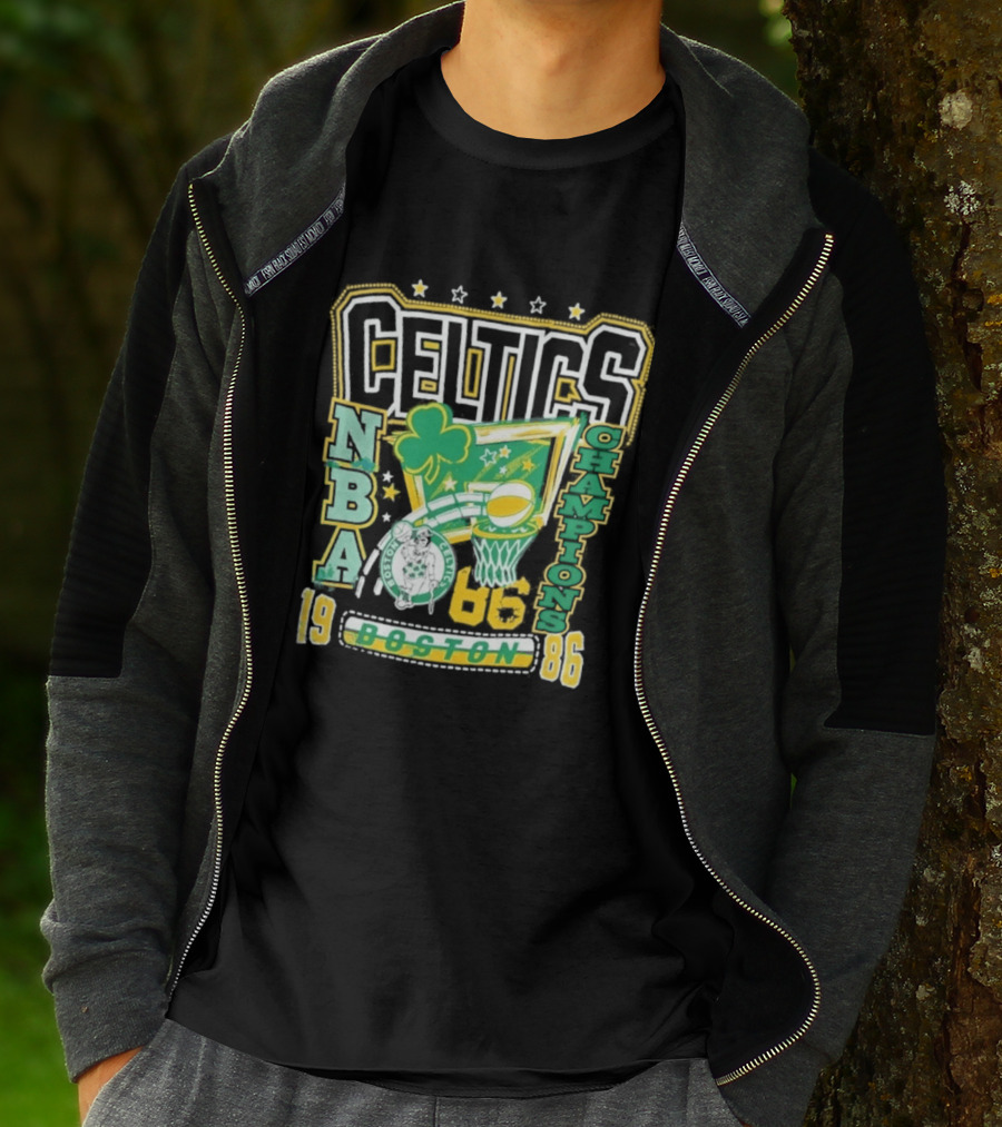 Celtics NBA Champions 1986 Boston '47 Collection T-Shirt