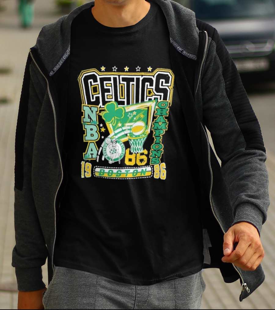 Celtics NBA Champions 1986 Boston '47 Collection T-Shirt