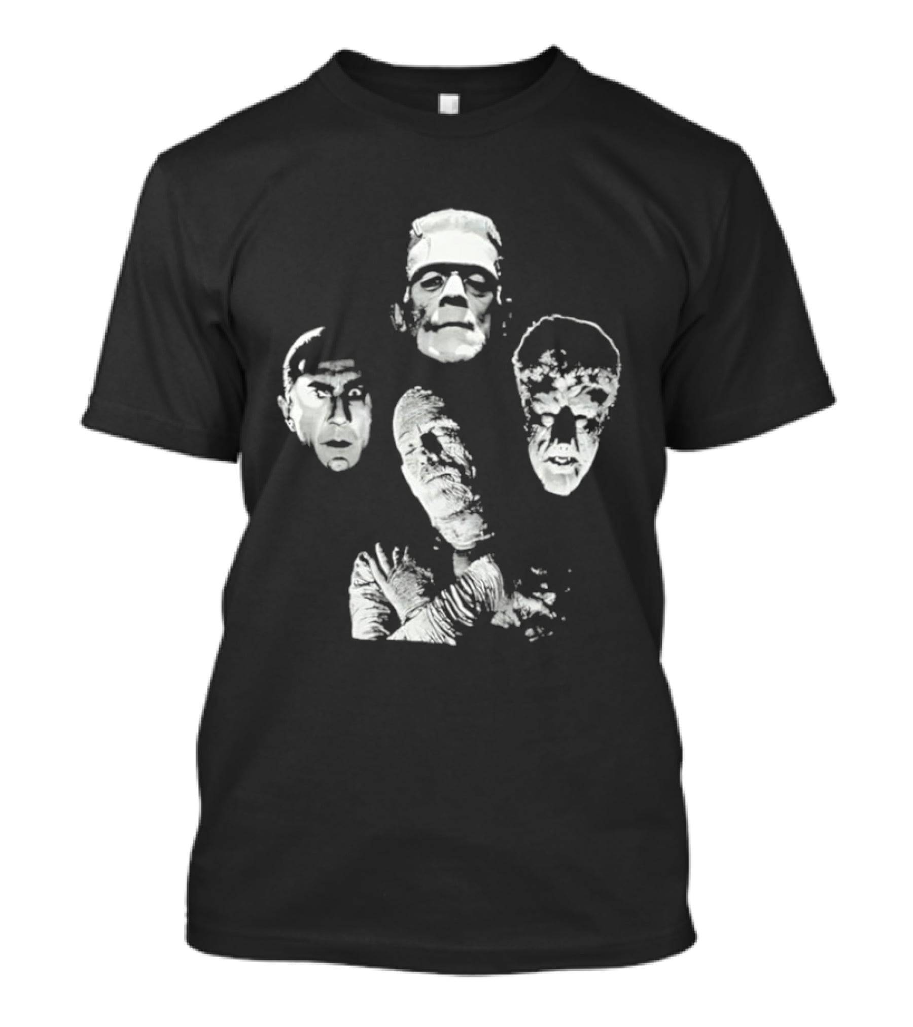 Frankenstein Dracula Mummy Wolf Man Classic Universal Monsters T-Shirt