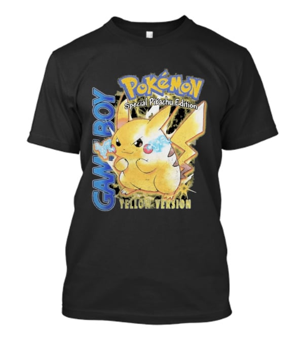 Game Boy Pokémon Special Pikachu Edition Yellow Version T-Shirt