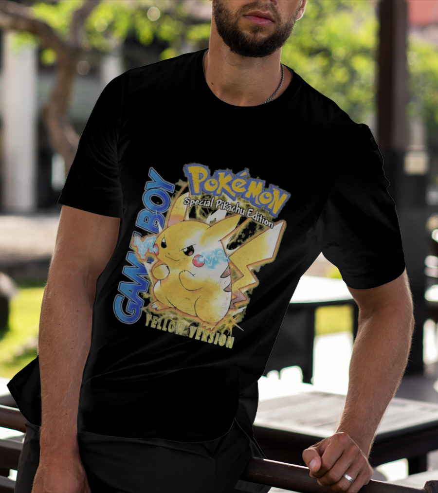 Game Boy Pokémon Special Pikachu Edition Yellow Version T-Shirt