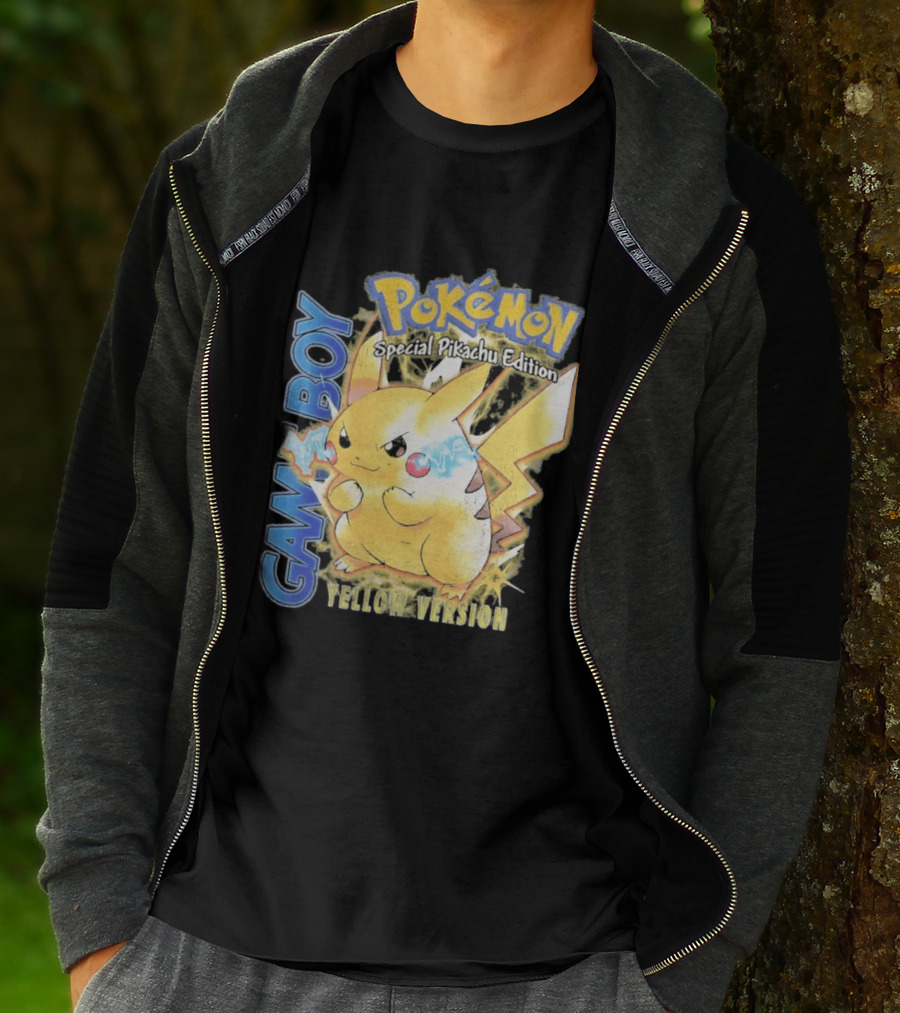 Game Boy Pokémon Special Pikachu Edition Yellow Version T-Shirt