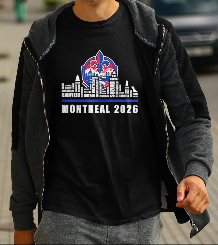Caufield Suzuki Slafkovsky Montreal 2026 NHL Laine Struble Demidov Guhle T-Shirt