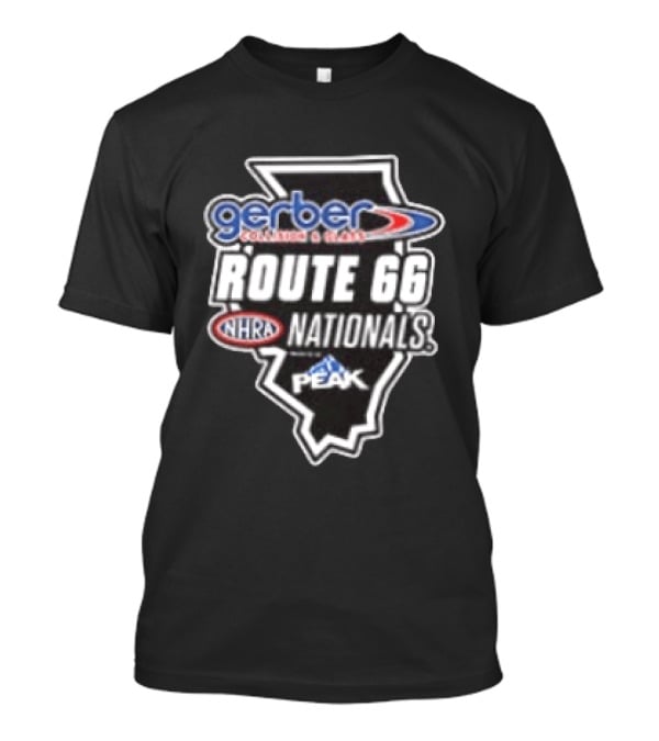 Chicago 2026 NHRA Gerber Collision & Glass Route 66 Nationals Peak Nitro Junkie T-Shirt