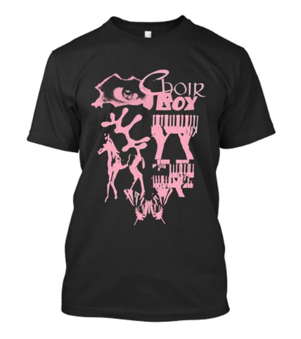 Choir Boy Collage Pink Abstract Elements And Animal Figures T-Shirt