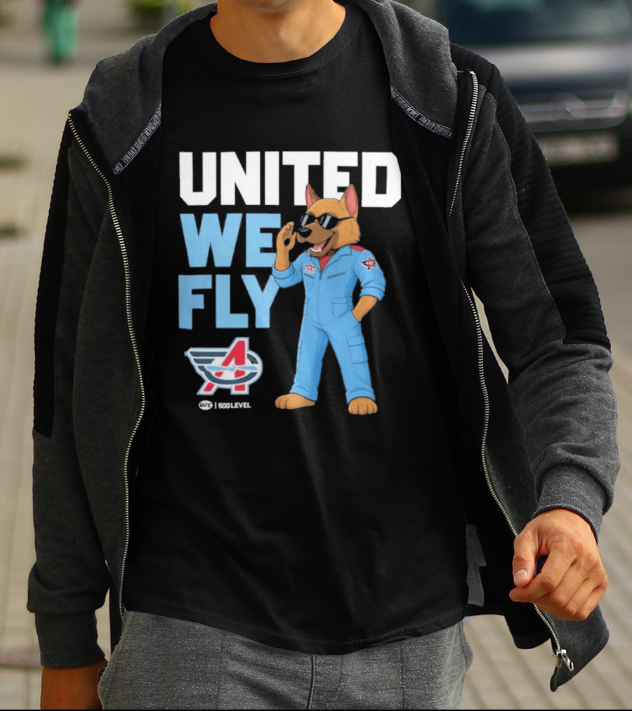 United We Fly Columbus Aviators UFL Maverick Navy T-Shirt