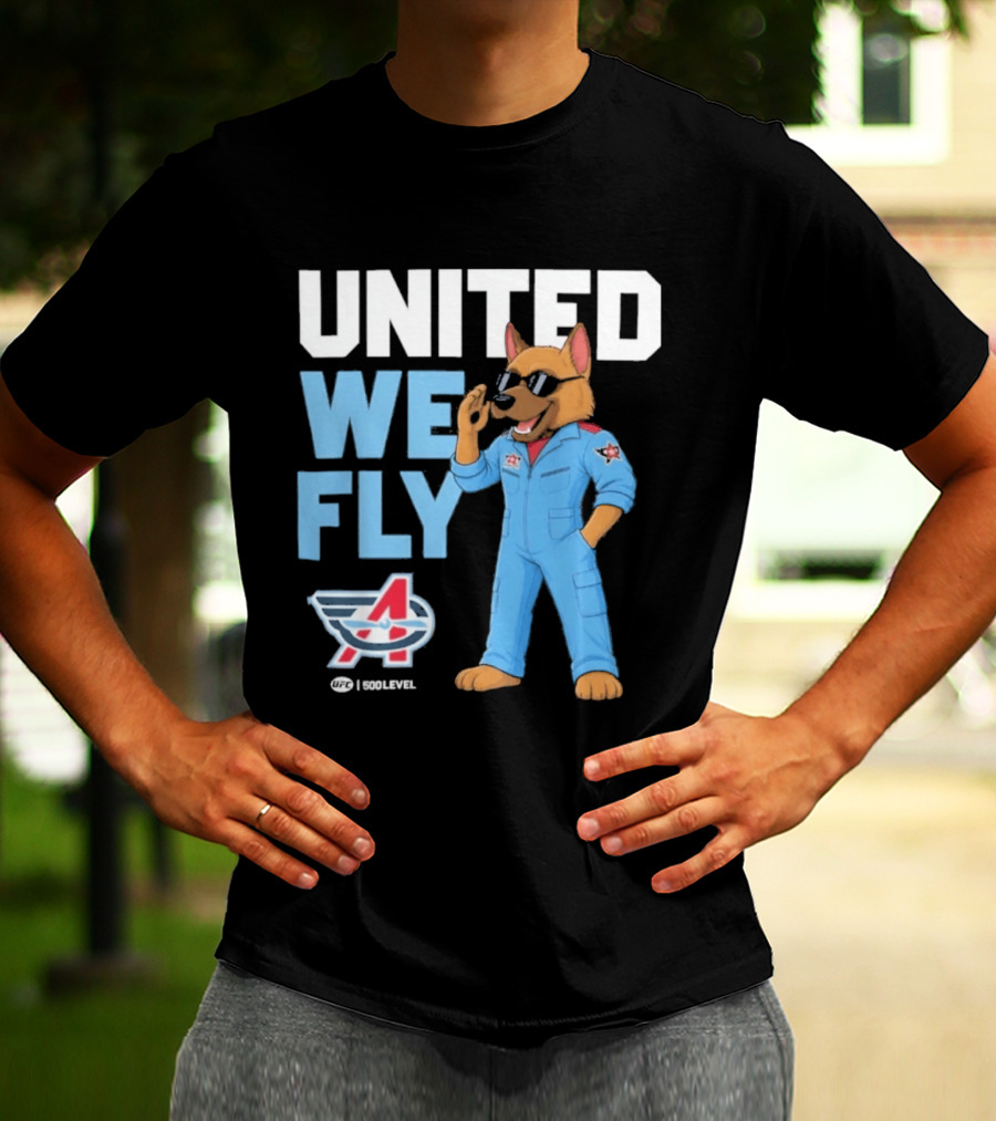 United We Fly Columbus Aviators UFL Maverick Navy T-Shirt
