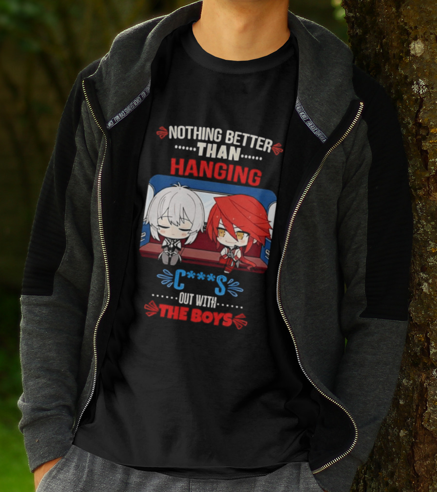Nothing Better Than Hanging Out With The Boys Otto Apocalypse Kevin Kaslana Honkai Impact 3rd T-Shirt