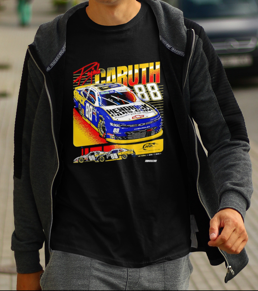 Ralph Caruth 88 Hendrick Cars.com Chevrolet Motorsports NASCAR Racing T-Shirt