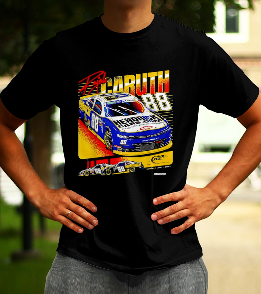 Ralph Caruth 88 Hendrick Cars.com Chevrolet Motorsports NASCAR Racing T-Shirt