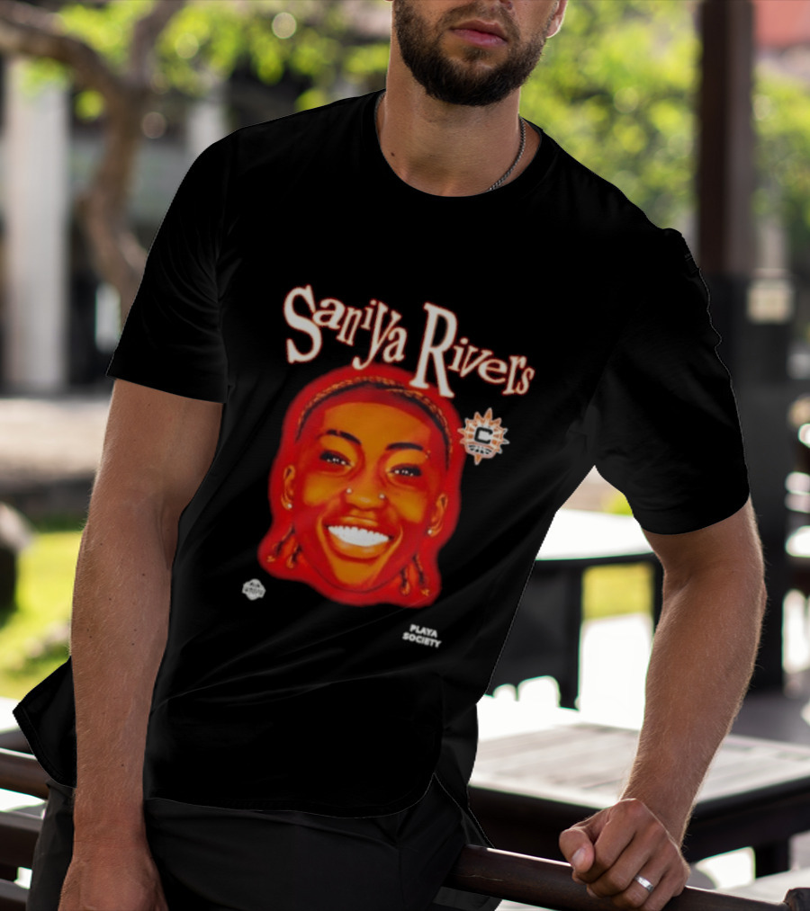 Saniyya Rivers Connecticut Sun Player Galaxy Big Head T-Shirt