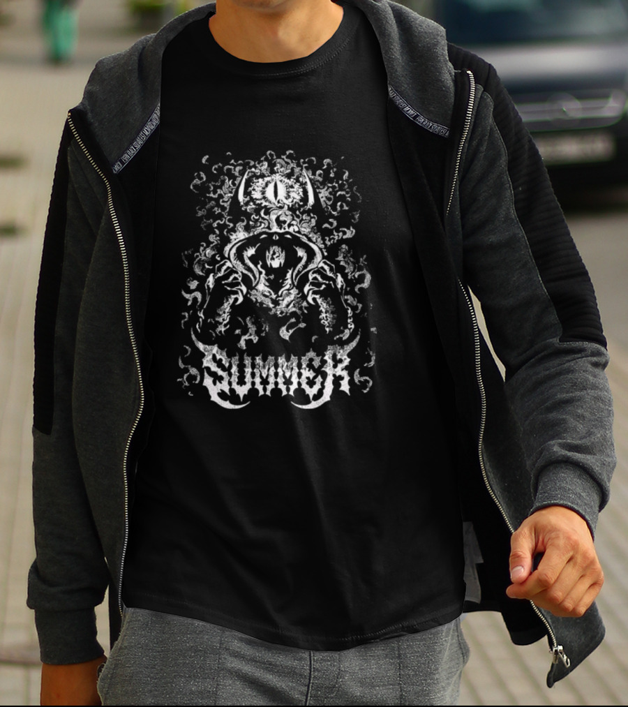 Sauron The Lord Of The Rings Summonst Mysterious White T-Shirt