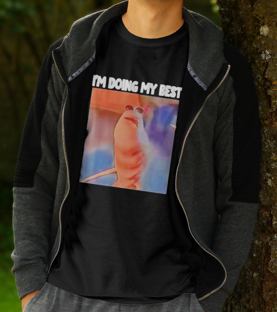 I'm Doing My Best Marcus The Worm Meme Sunglasses T-Shirt