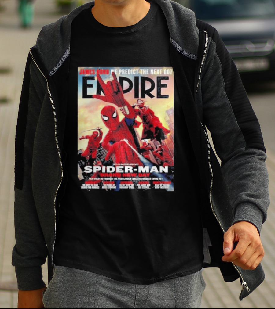 Empire Magazine Spider Man Brand New Day The Webslinger Takes His Biggest Swing Yet T-Shirt