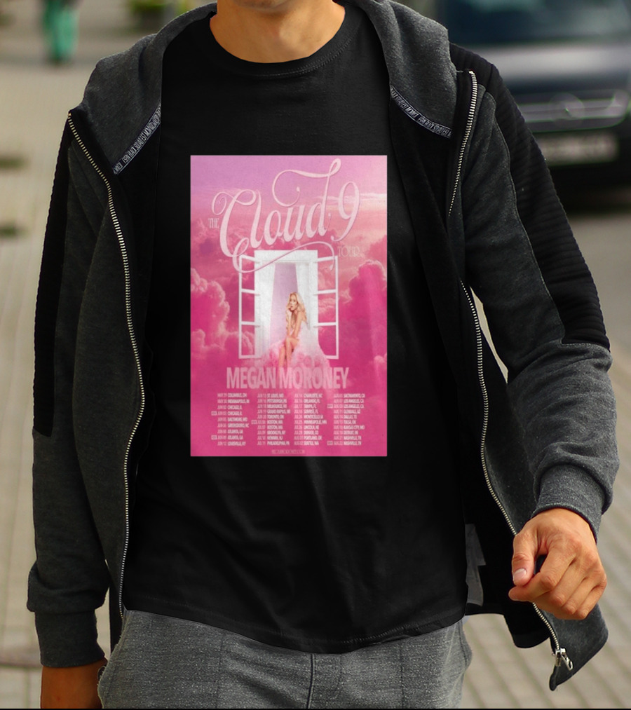 The Cloud 9 Tour Megan Moroney Chicago June 02 2026 T-Shirt