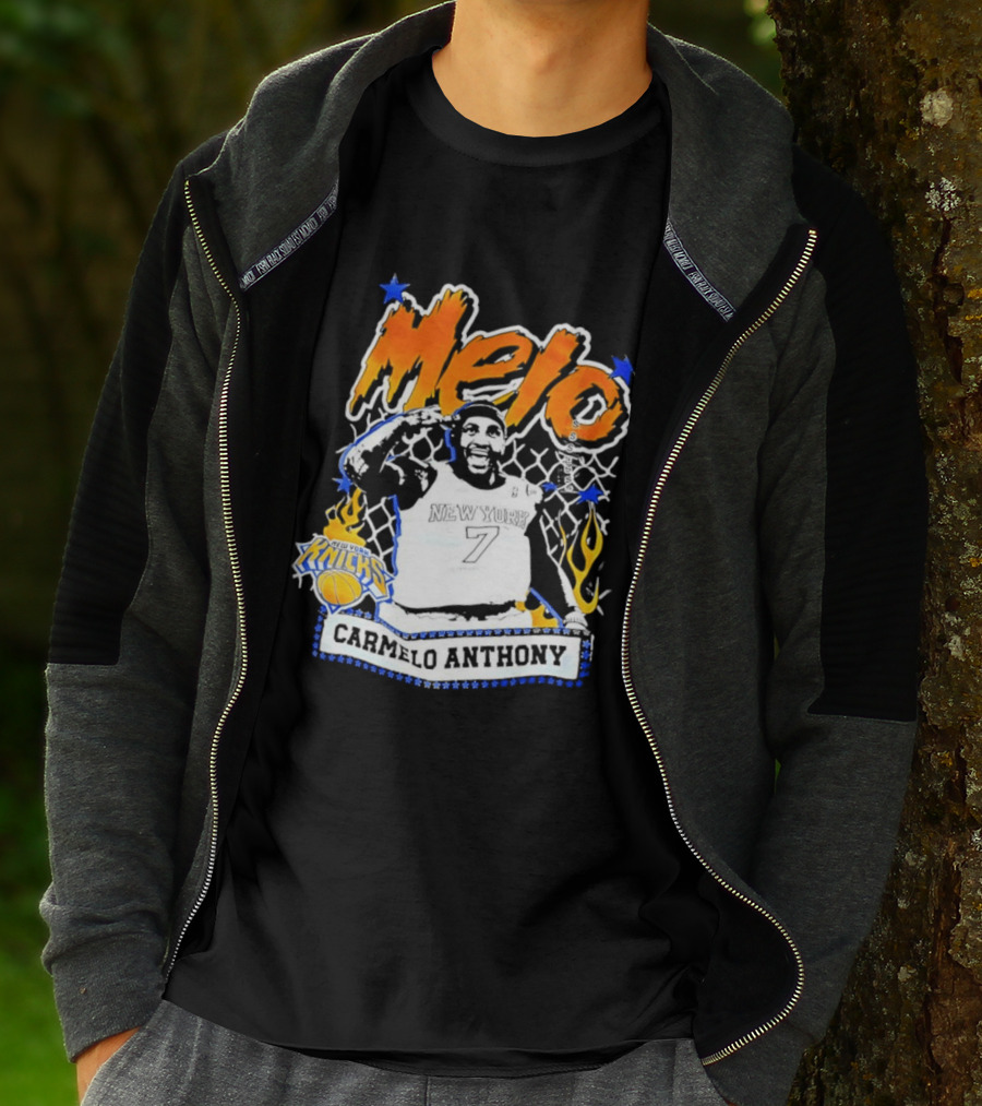 Melo Carmelo Anthony New York Knicks Basketball Star T-Shirt