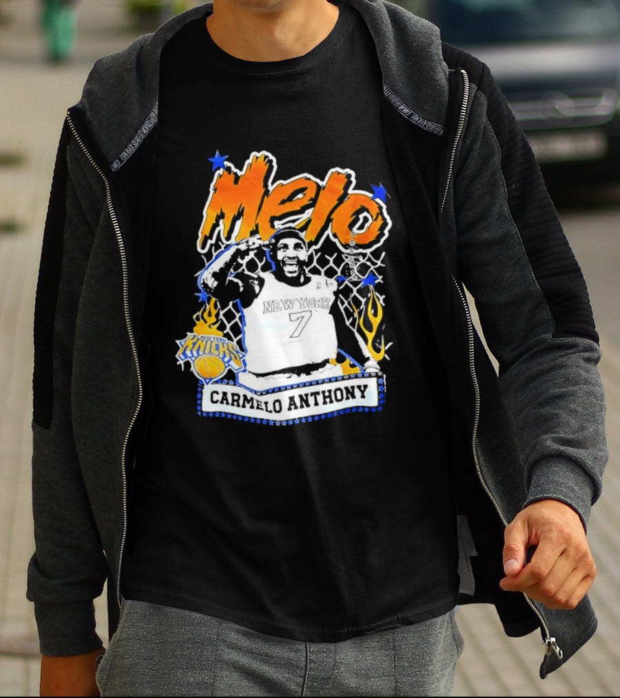 Melo Carmelo Anthony New York Knicks Basketball Star T-Shirt