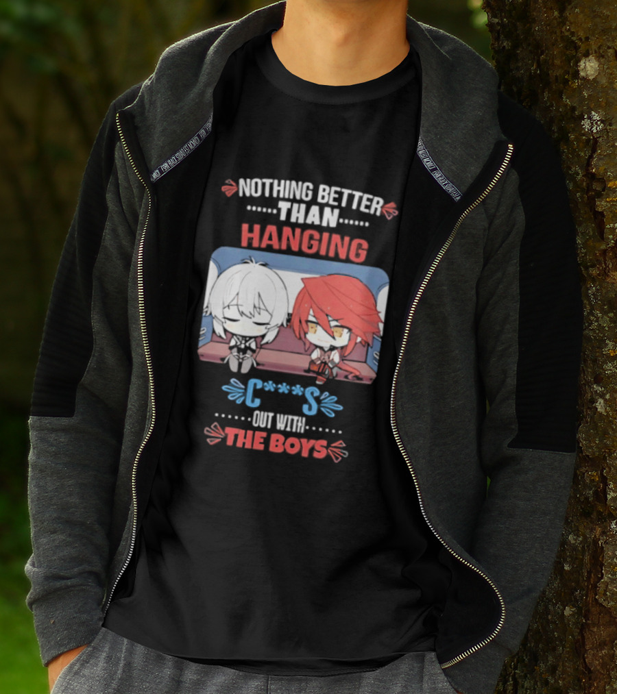 Stelle And Himeko Nothing Better Than Hanging Out With The Boys T-Shirt