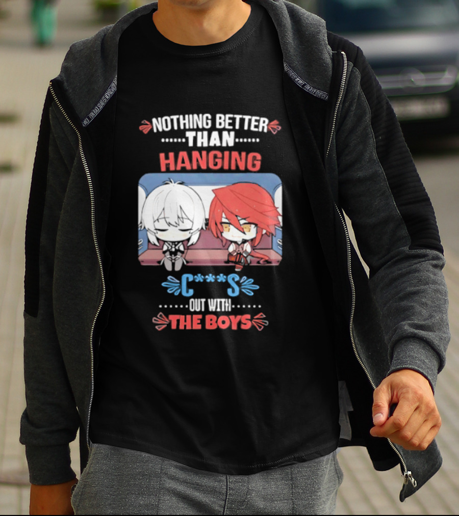 Stelle And Himeko Nothing Better Than Hanging Out With The Boys T-Shirt