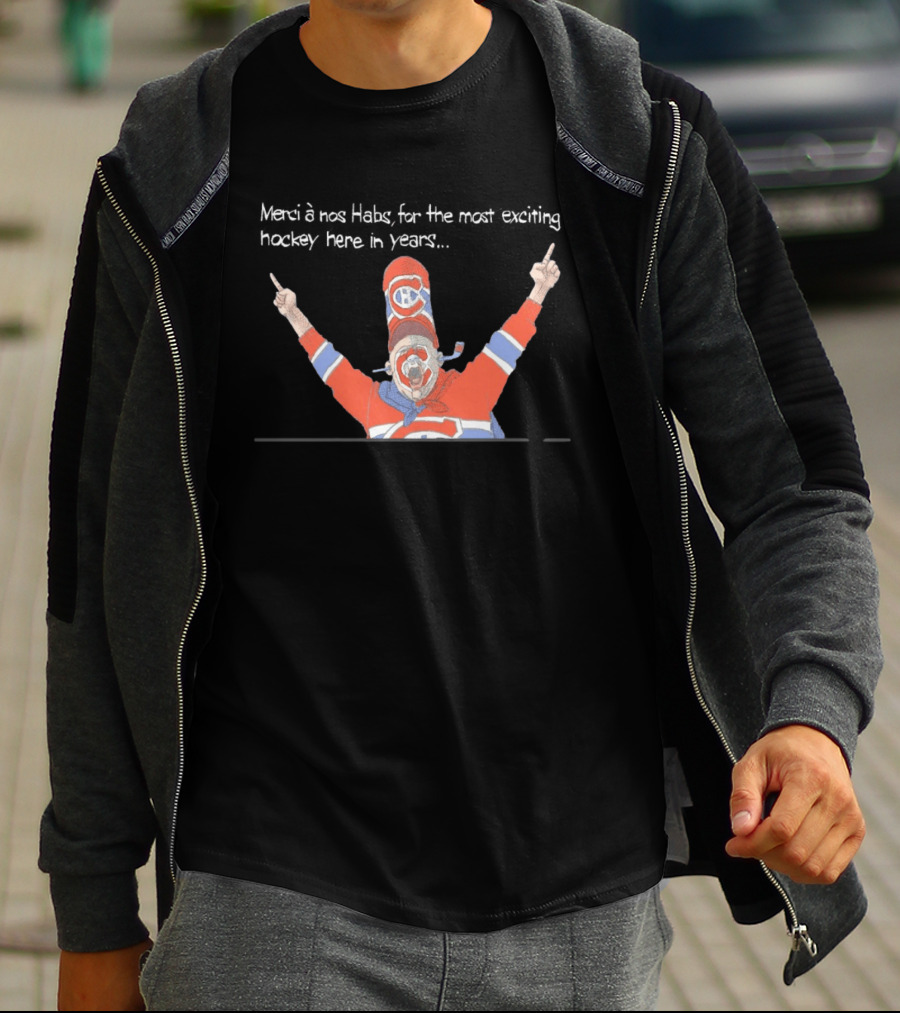 Merci à Nos Habs Pour Les Moments Magiques De Hockey Avec Le Canadien De Montréal T-Shirt