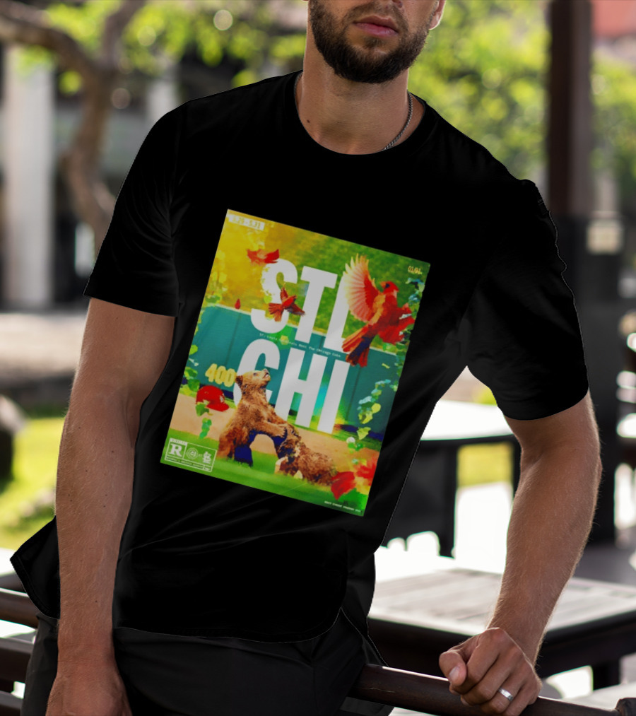 STL CHI St Louis Cardinals Vs Chicago Cubs 400 Stadium Rivalry 9 25 31 T-Shirt