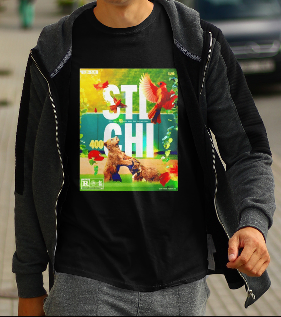 STL CHI St Louis Cardinals Vs Chicago Cubs 400 Stadium Rivalry 9 25 31 T-Shirt