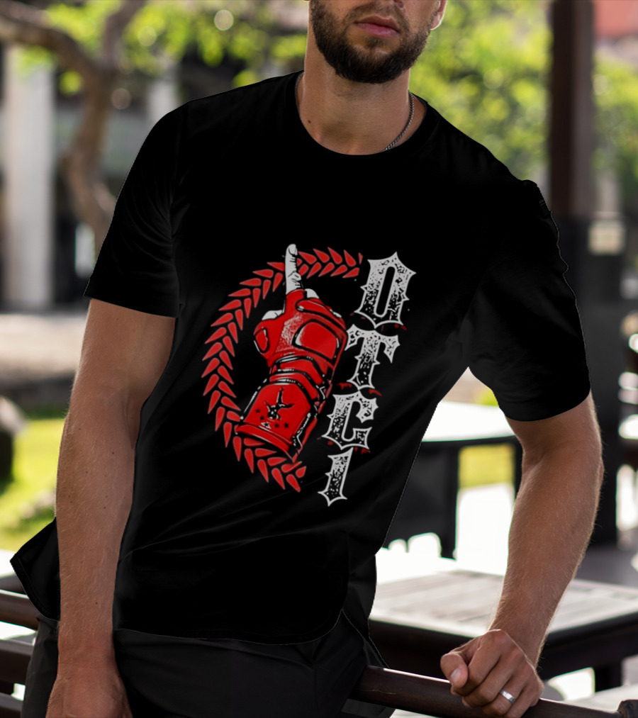 The Elite Bullet Club Pro Wrestling All Elite Wrestling AEW OTTC1 Red Glove T-Shirt