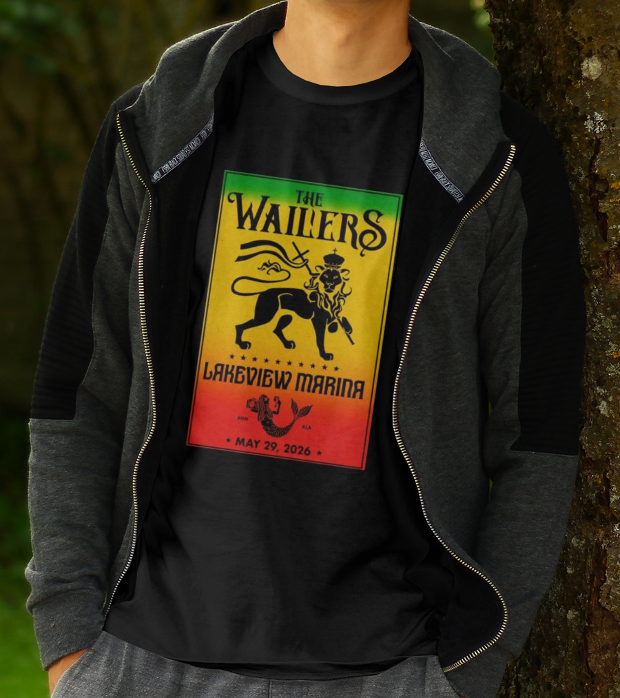 The Wailers Lakeview Marina Birmingham AL May 29 2026 Lion And Mermaid T-Shirt