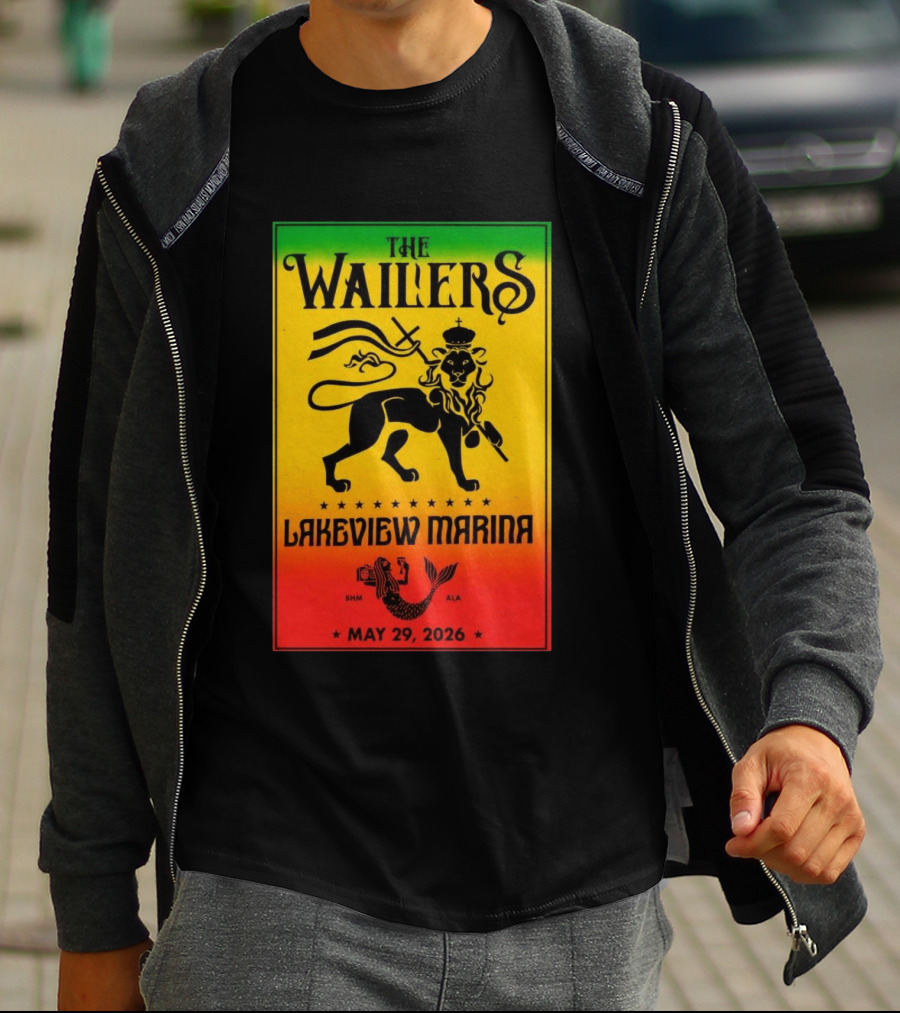 The Wailers Lakeview Marina Birmingham AL May 29 2026 Lion And Mermaid T-Shirt