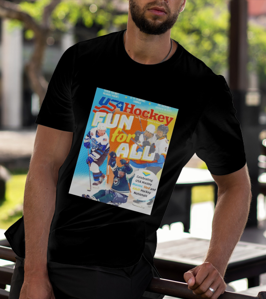 USA Hockey Fun For All Celebrating Warrior Sled And Adult Hockey Nationals T-Shirt